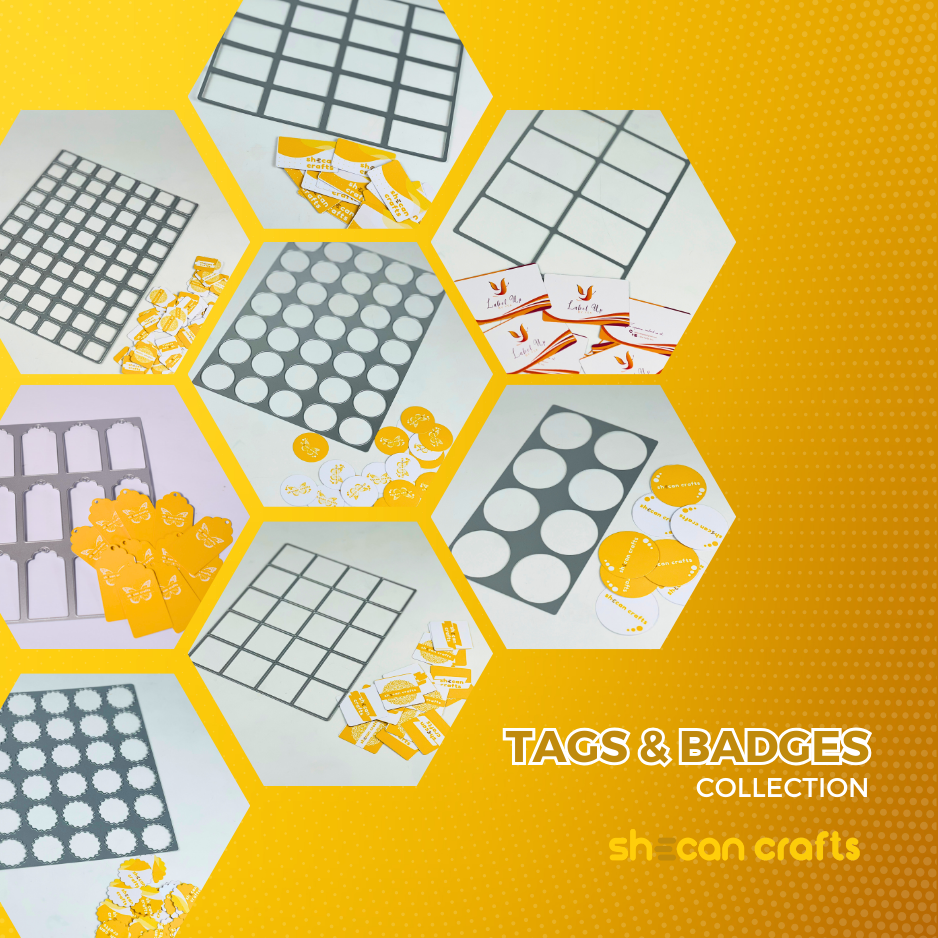 Tags and Badges Thin Metal Dies Collection