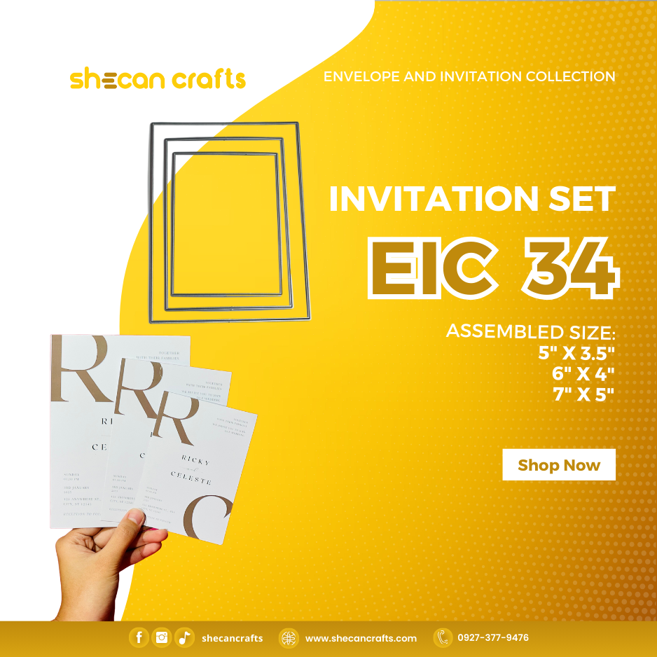 Envelopes and Invitation Thin Metal Dies Collection