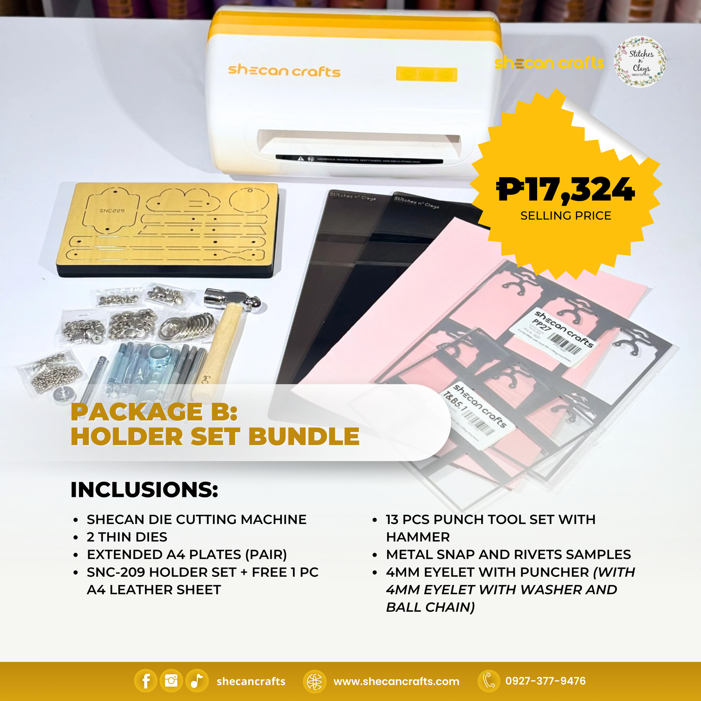 LEATHER CRAFTING PACKAGE B: Holder Set Bundle