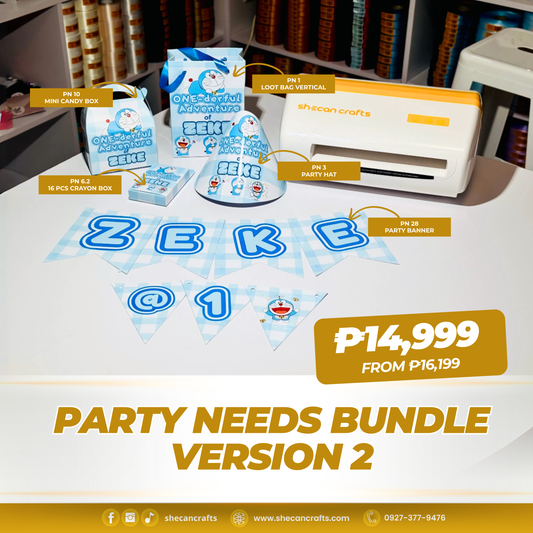 Party Needs + Shecan Crafts Machine Bundle